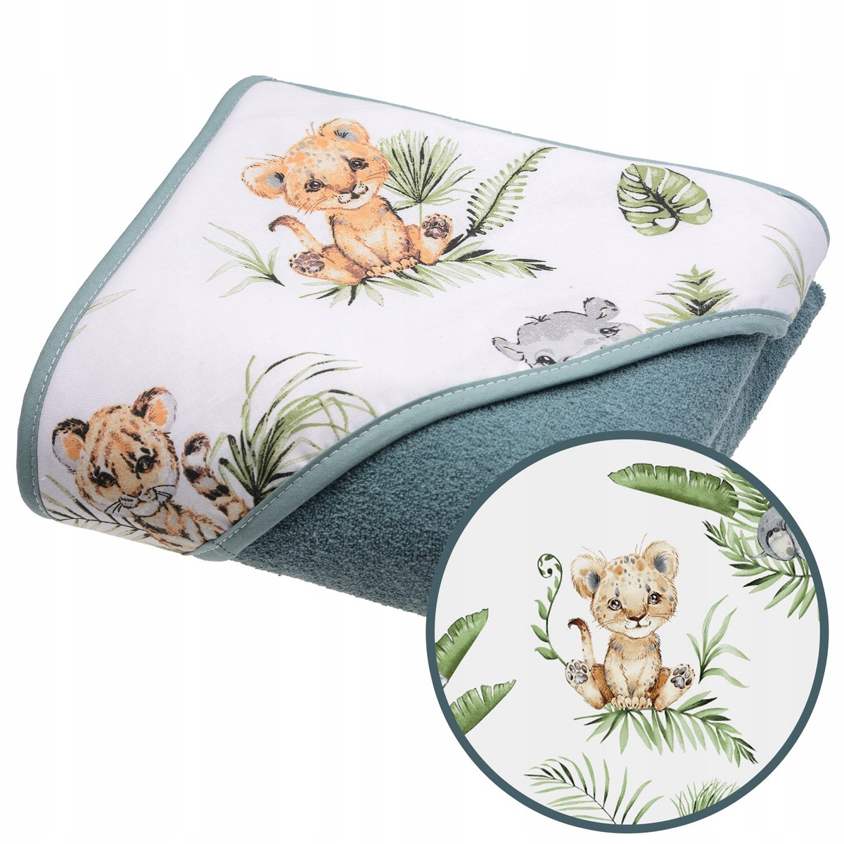 OKRYCIE KĄPIELOWE KAPTUREK 95x95 RĘCZNIK ANKRAS