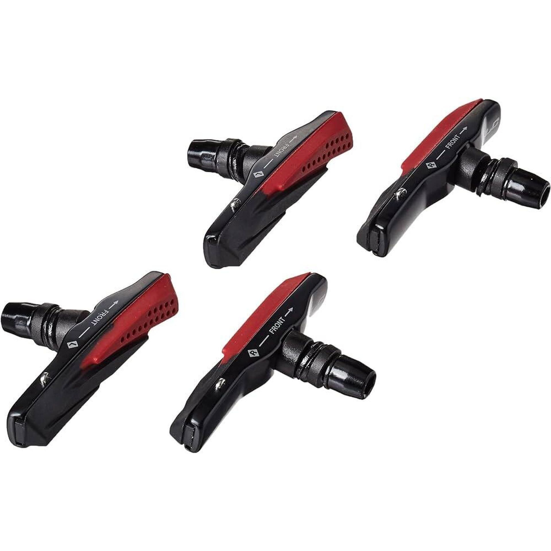 V-BRAKE XLC klocków hamulcowych cartridge BS-V03 zestaw -częściowy 72 MM, czarny/czerwony, 2500384800 2500384800_schwarz/rot
