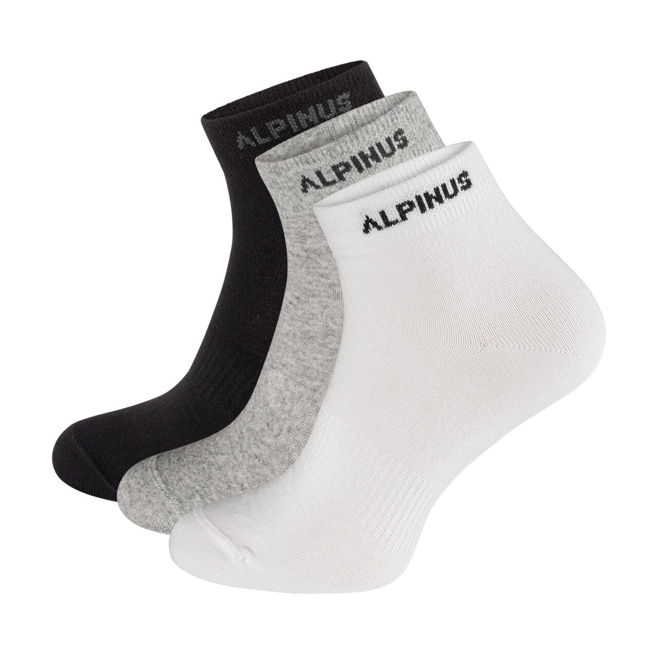 Skarpety Alpinus Puyo 3-pak - Czarne/Szare/Białe 35/38