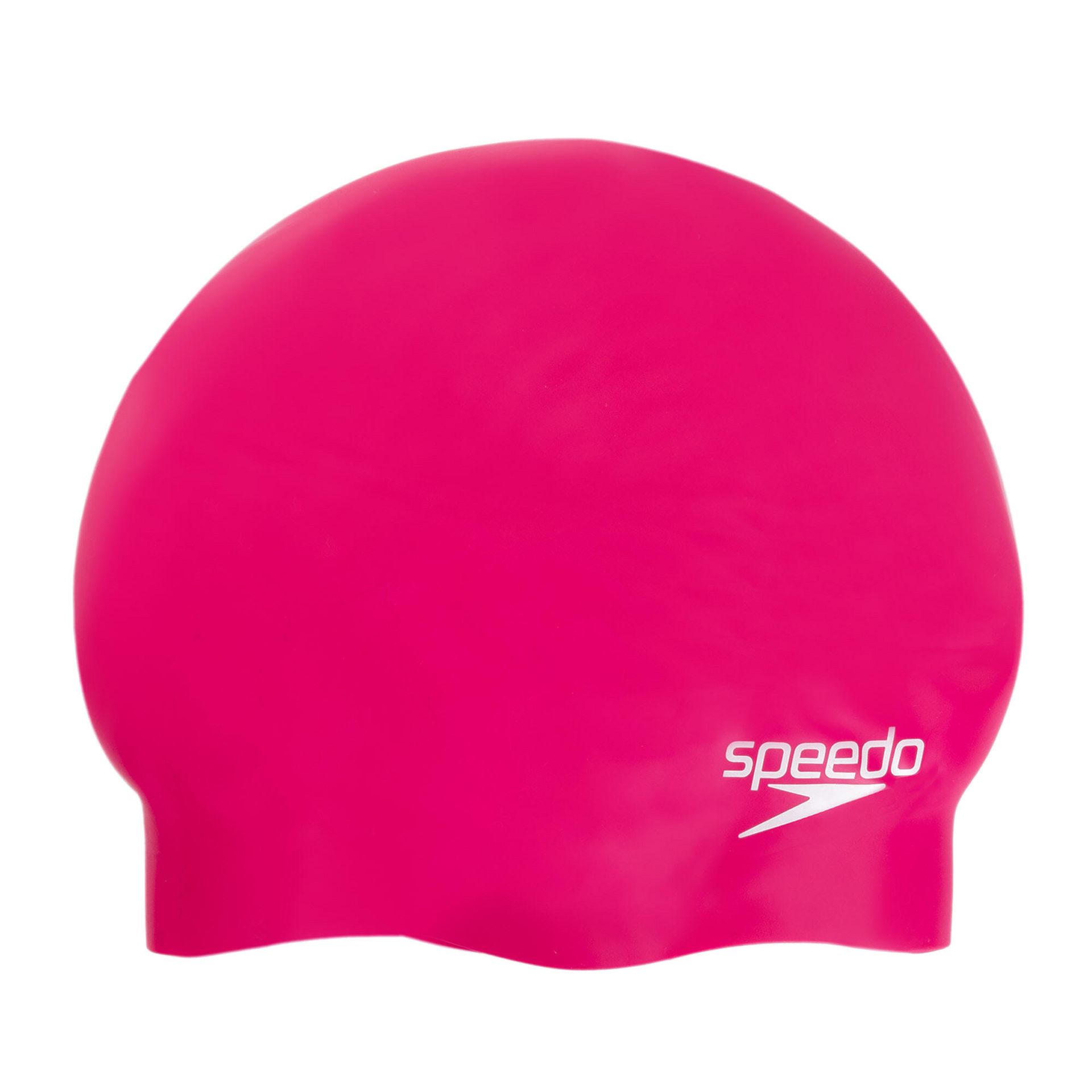 Speedo Plain Moulded Czepek silikonowy, różowy 2022 Czepki 68-70984B495-UNI
