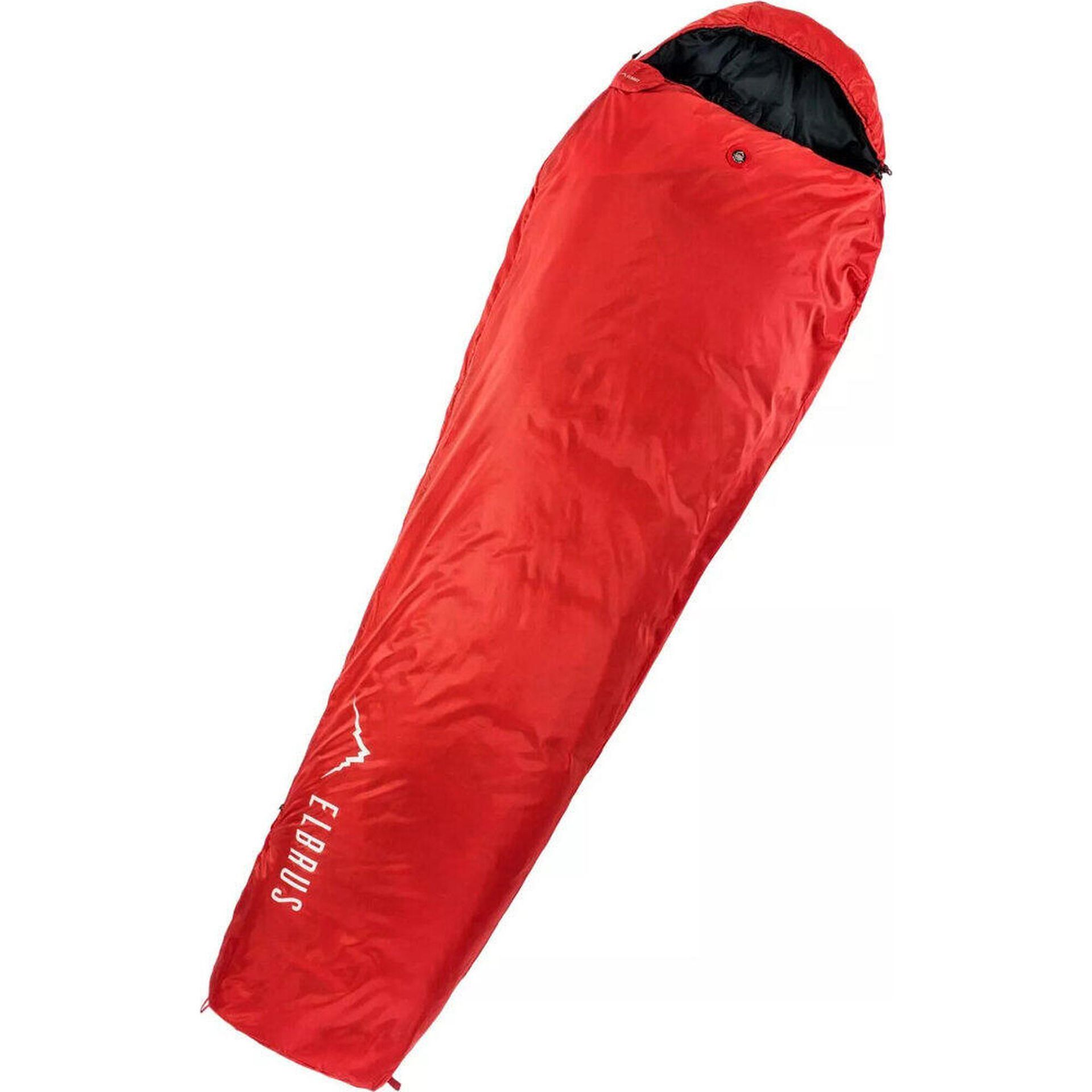 Elbrus Śpiwór Carrylight Ii 800 Flame Scarlet/Black