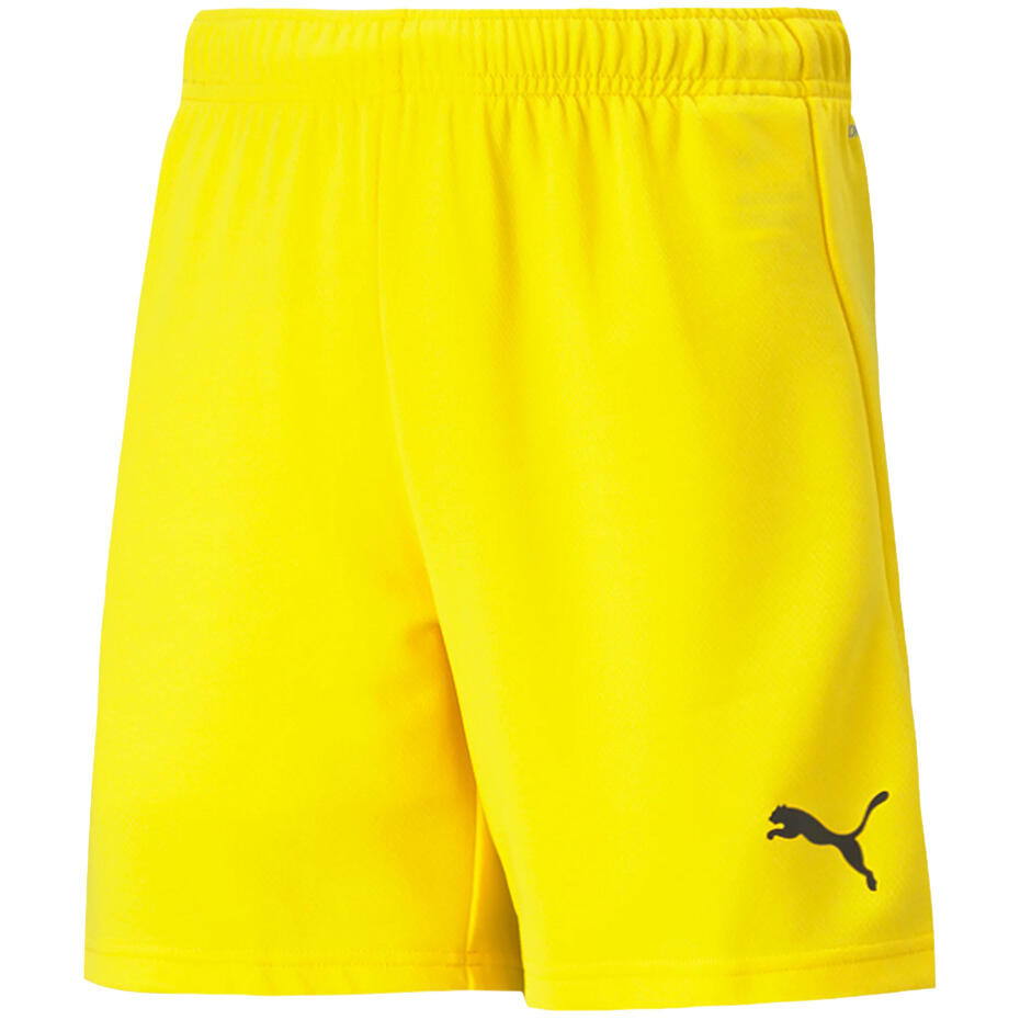 Dziecięce Spodenki PUMA TEAMRISE SHORT JR 70494307 – Żółty