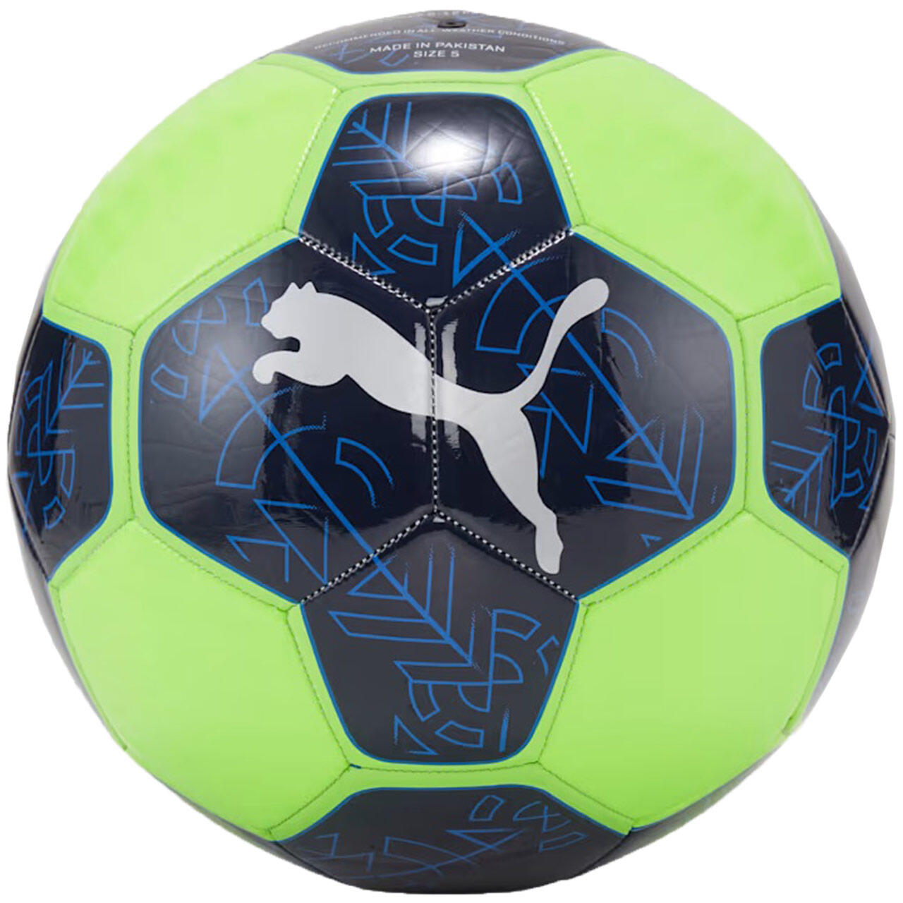 Piłka nożna Puma Prestige 83992 (kolor Granatowy. Zielony, rozmiar 4)