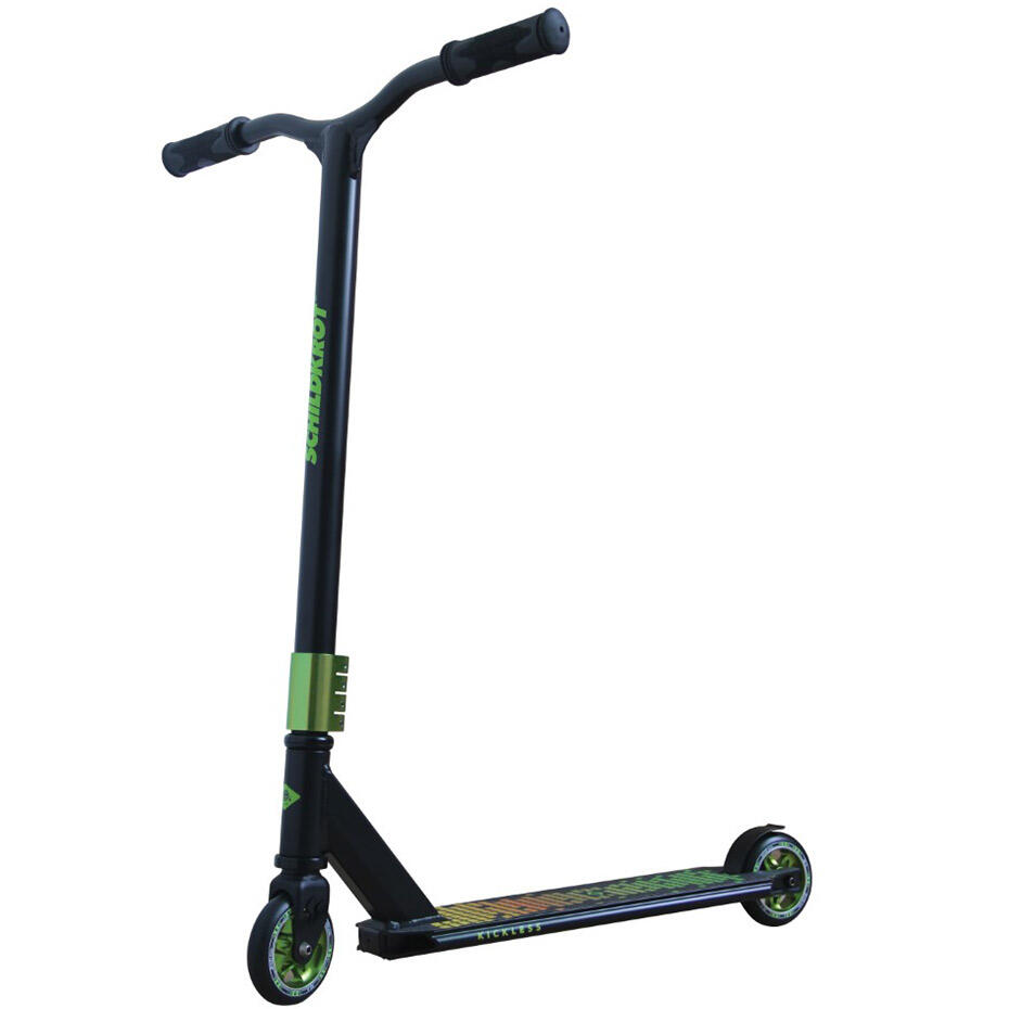 Schildkröt Stunt Scooter 510432 hulajnoga wyczynowa, bez wyrzutu, wzór: Forest, wspaniała hulajnoga wyczynowa z kompresji HIC i felgą aluminiową, koła PU 100 mm, do ambitnych wypieków i trików 510432
