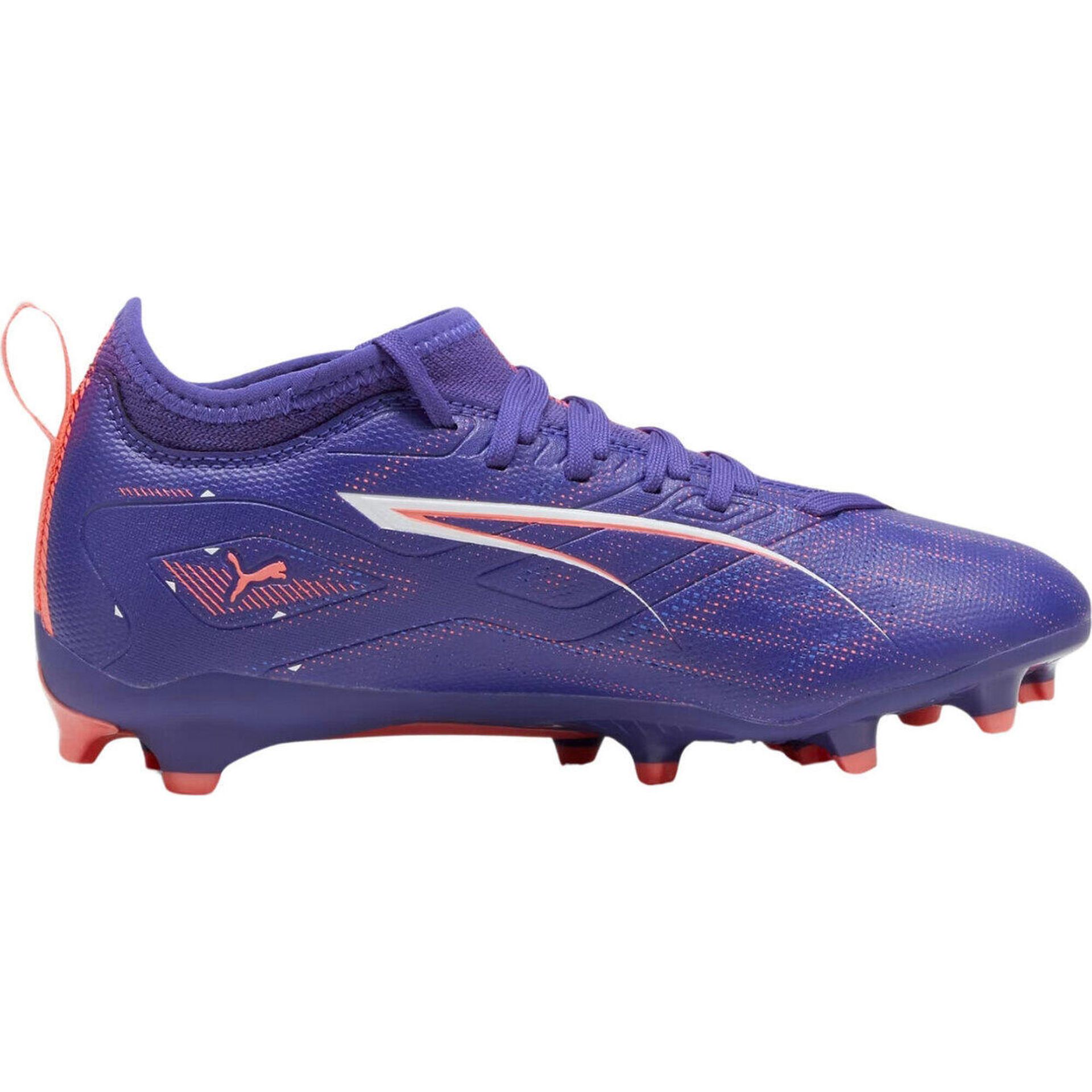 PUMA Ultra 5 Match FG/AG JR buty piłkarskie, Lapis Lazuli biały - Sunset Glow, rozmiar 38, Lapis Lazuli PUMA biały zachód słońca poświata, 5 UK