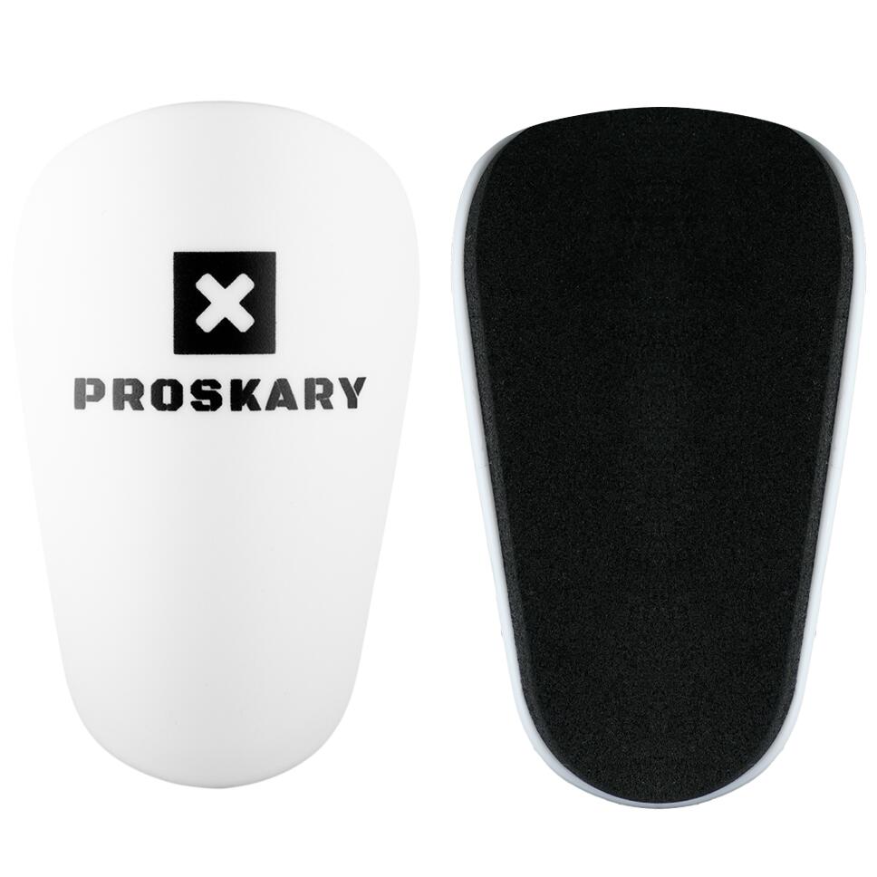 Proskary Ochraniacze pi��karskie Mini 10x6 cm / MiniShin Pads White