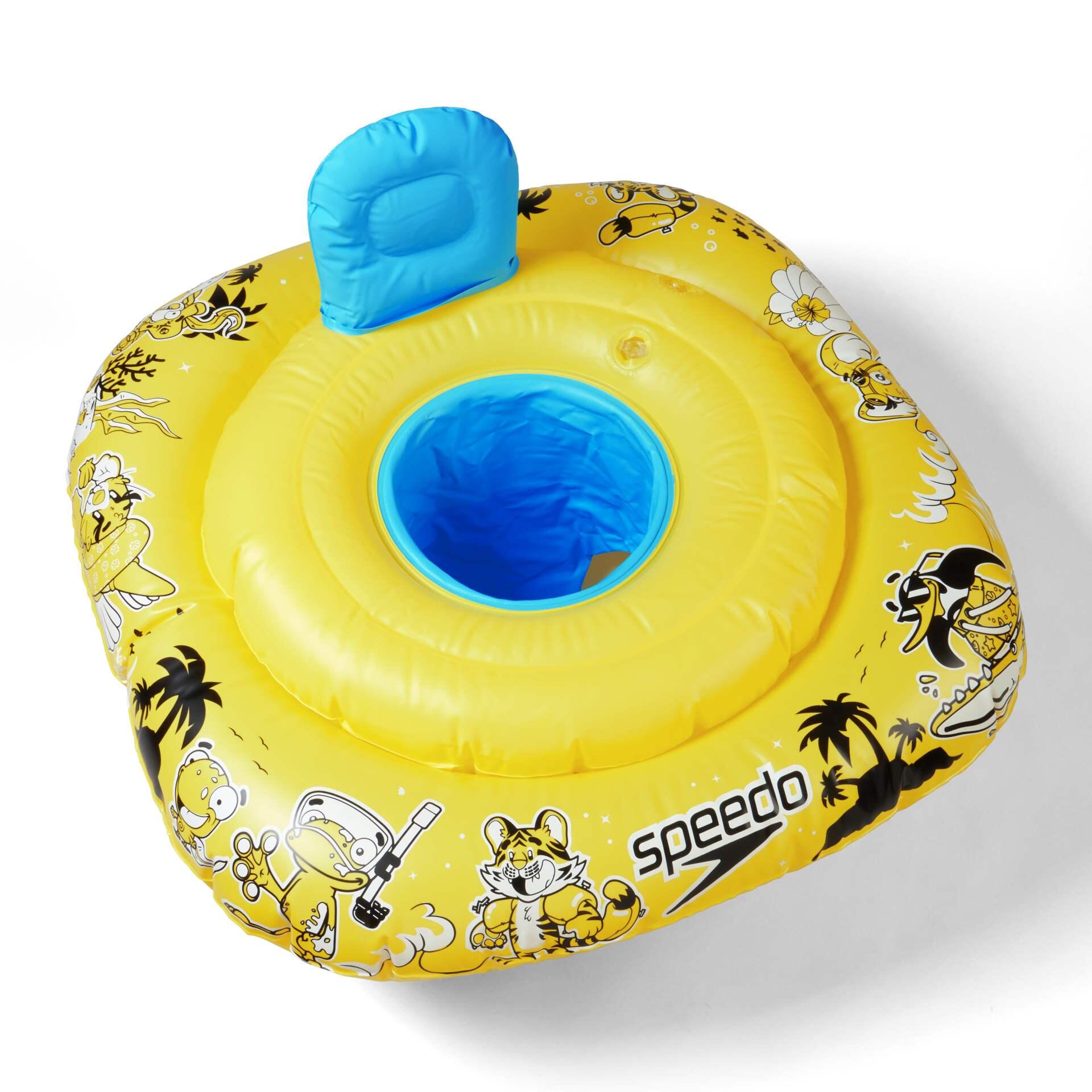 Akcesoria dmuchane Speedo SWIM SEAT 0-1 IU bright yellow/black/azure blue