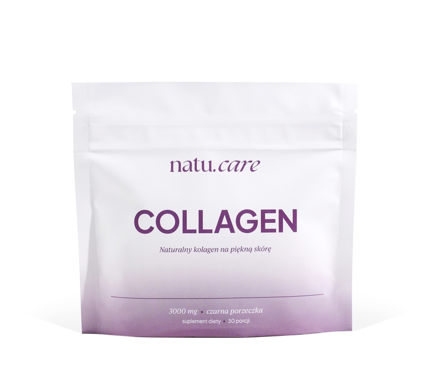 Natu.Care Collagen Naturalny kolagen na piękną skórę 3000 mg smak czarna porzeczka, 153 g