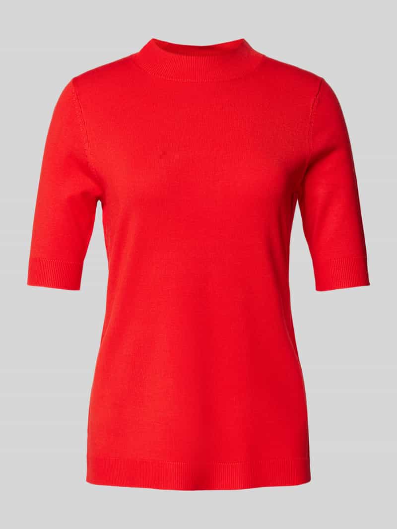 Sweter z dzianiny ze stójką