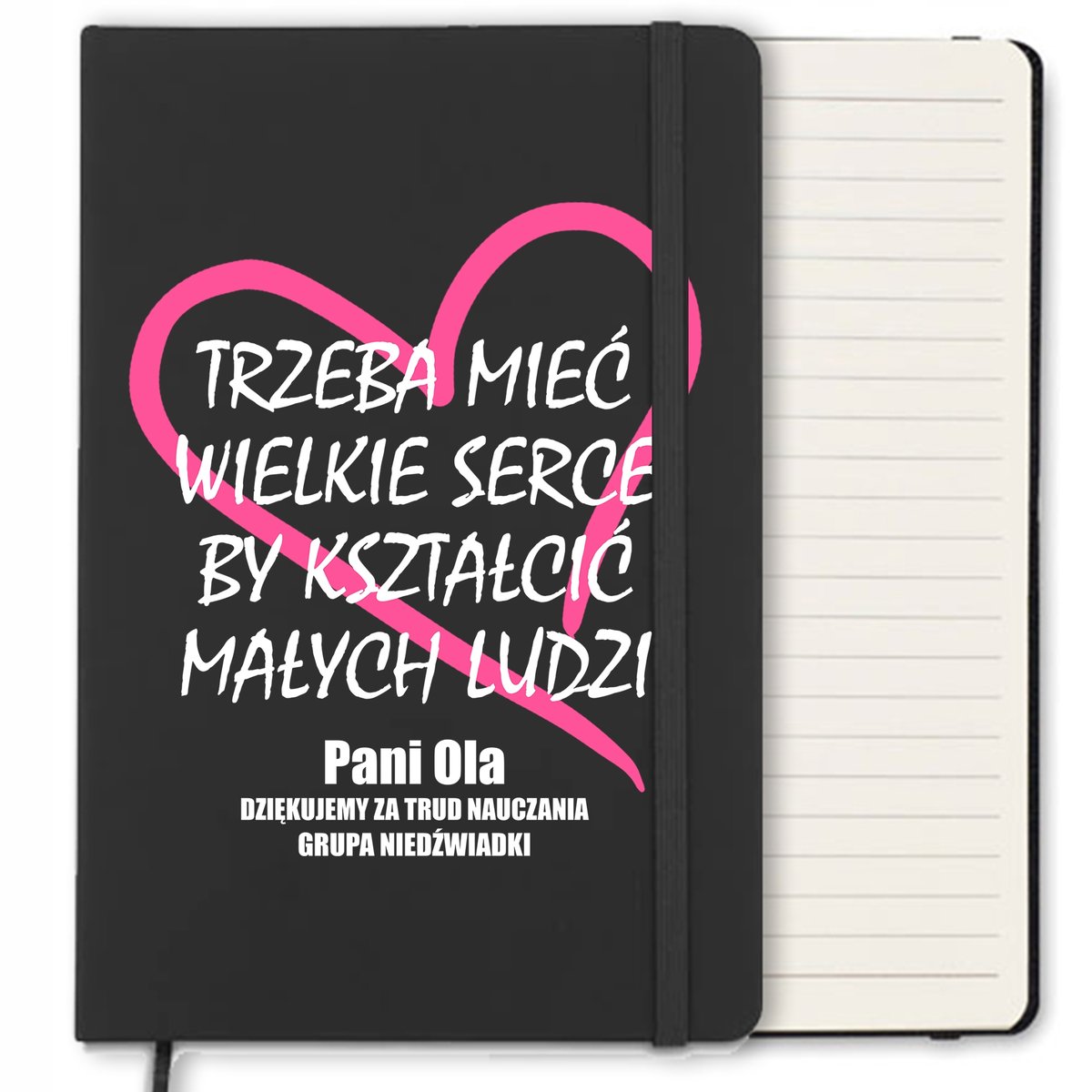 NOTES 120 STRON PREZENT DLA NAUCZYCIELA DZIEŃ NAUCZYCIELA IMIĘ WZORY