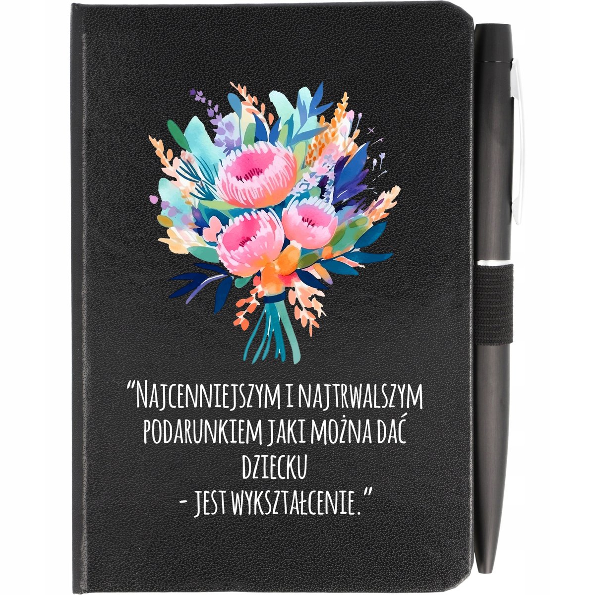 NOTES A6 + DŁUGOPIS PREZENT DZIEŃ NAUCZYCIELA WZÓR