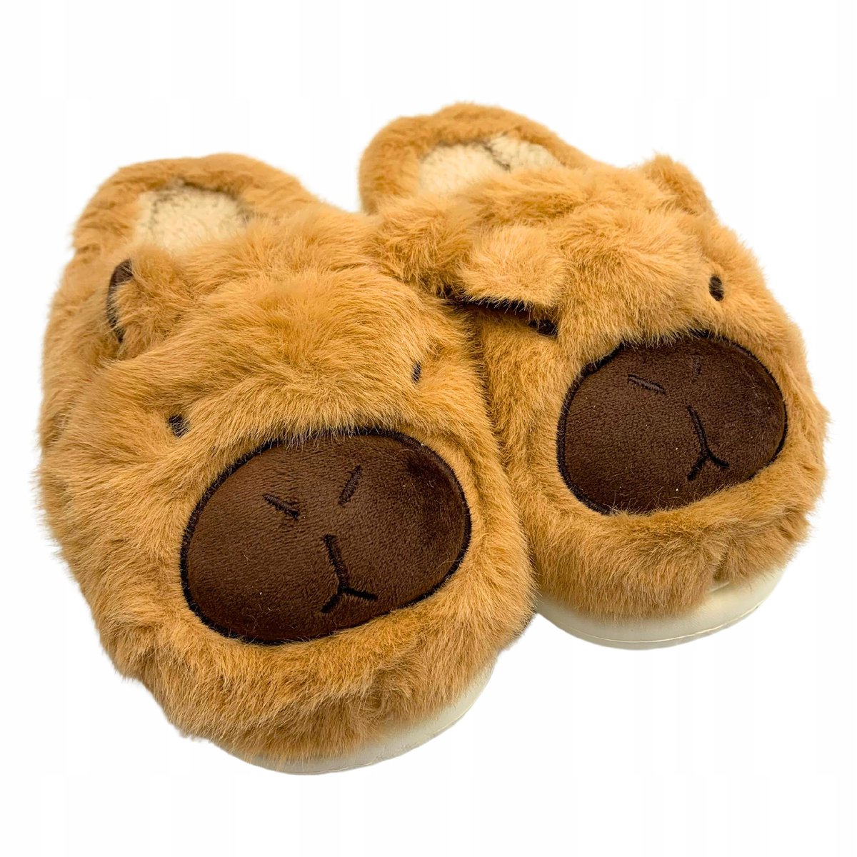 Kapcie Zimowe Kapibara Damskie Męskie Ciepłe Miękkie Bambosze r. 36-37