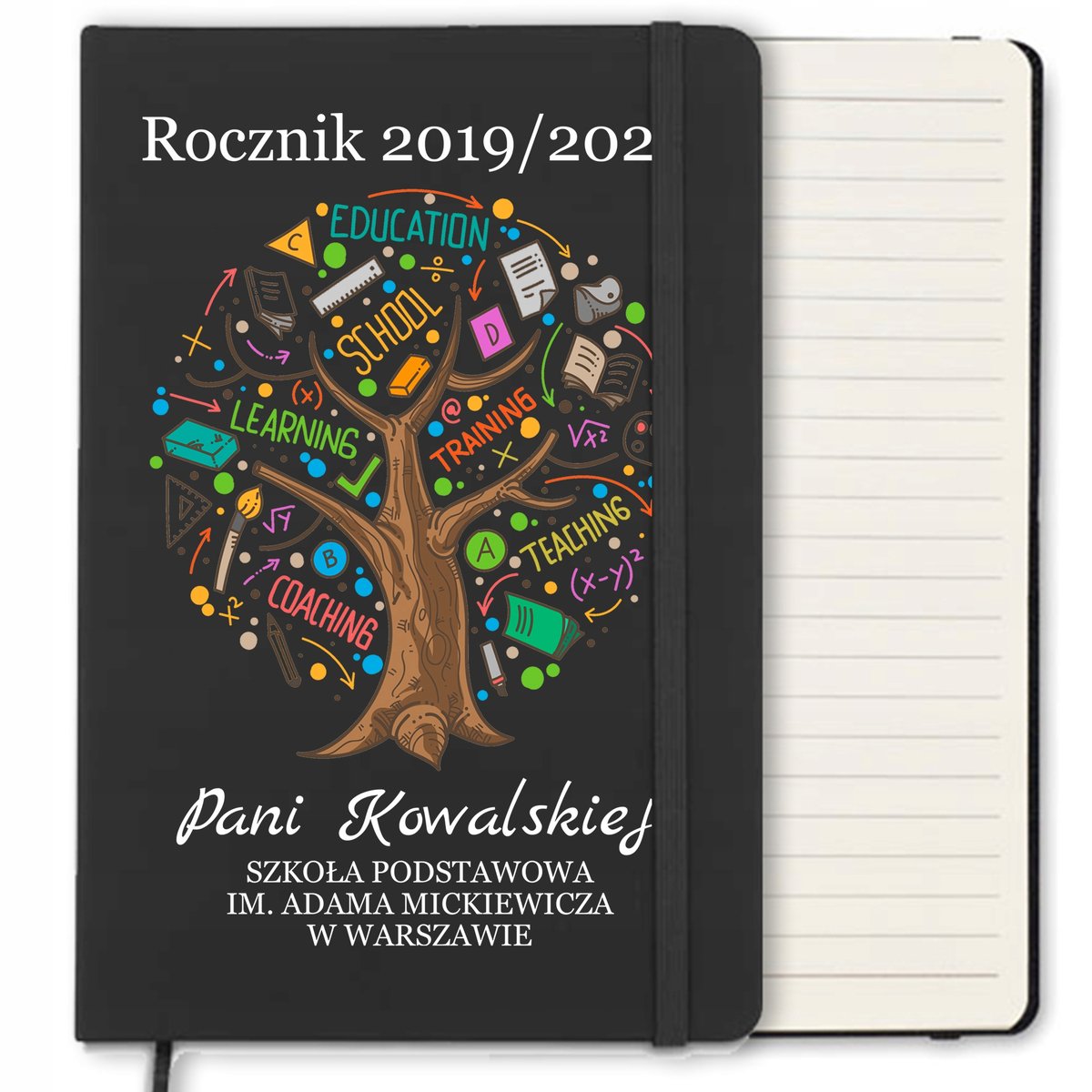 NOTES 120 STR PERSONALIZOWANY PREZENT DLA NAUCZYCIELA DZIEŃ NAUCZYCIELA WZ