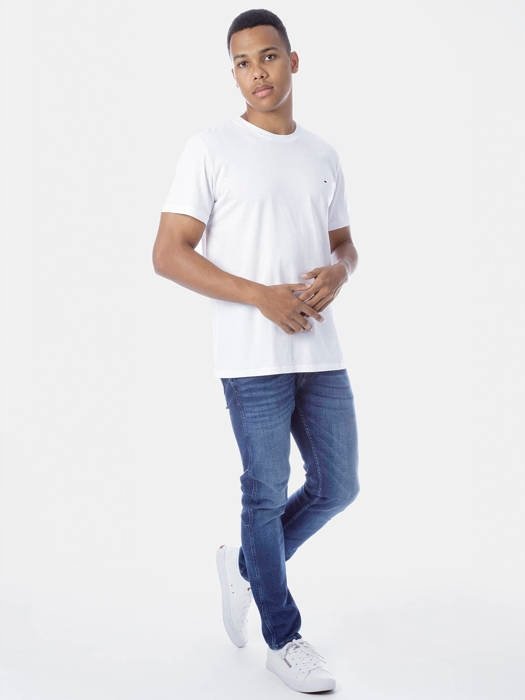 Spodnie męskie jeans klasyczne jeansy rurki 30/32