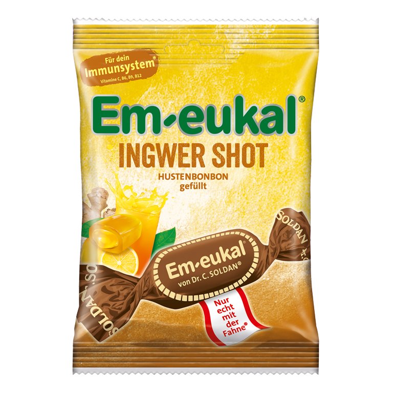 Cukierki EM-EUKAL Ingwer shot imbir odporność 75g