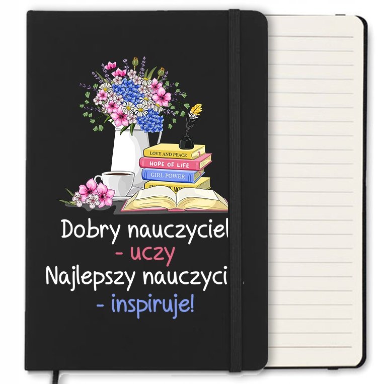 NOTES 120 STRON PREZENT DOBRY NAUCZYCIEL UCZY DZIEŃ NAUCZYCIELA MIX WZORY