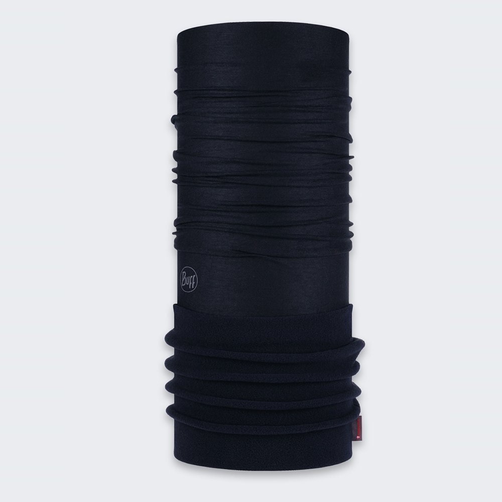 Komin wielofunkcyjny z polaru Buff Safety Polar Solid Navy