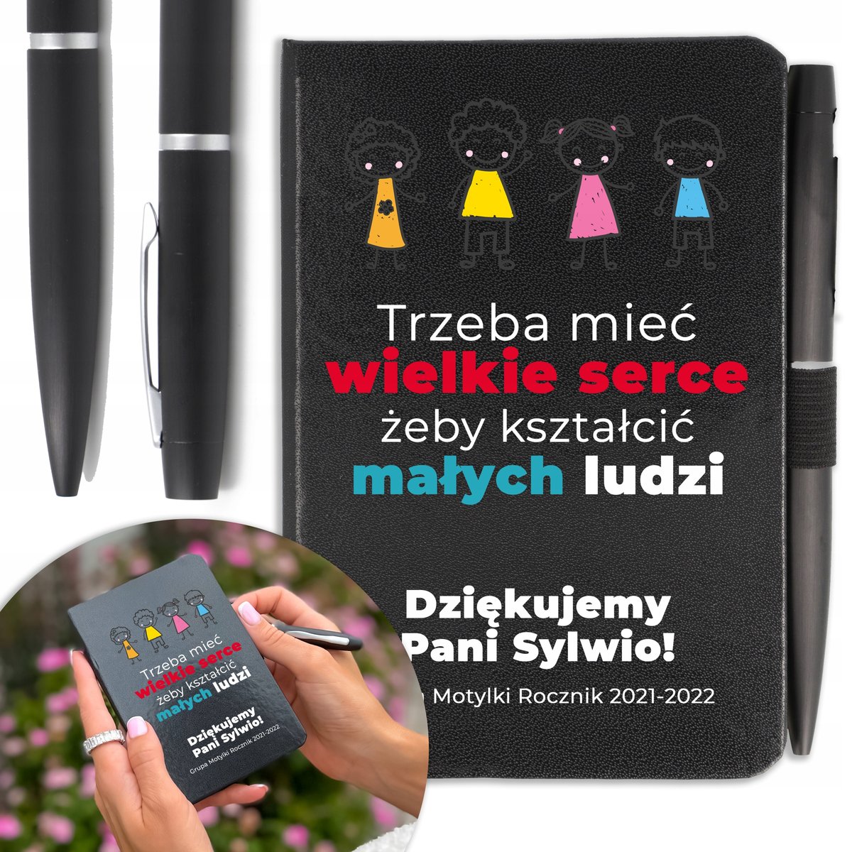 NOTES A6 + DŁUGOPIS Prezent na DZIEŃ NAUCZYCIELA