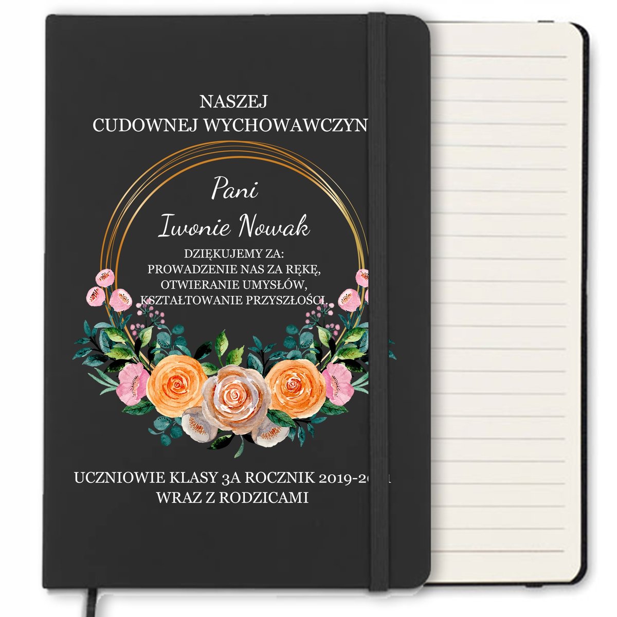 NOTES 120 STR PREZENT DLA NAUCZYCIELA DZIEŃ NAUCZYCIELA PERSONALIZOWANY WZ