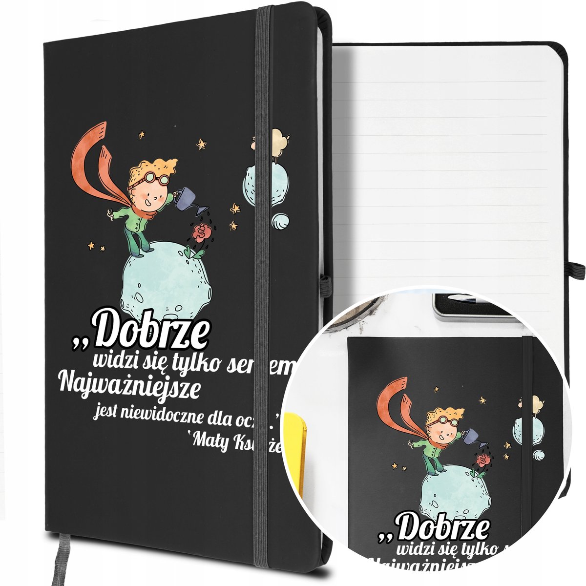 NOTES A5 z Gumką Prezent dla PRZEDSZKOLANKI Wzory