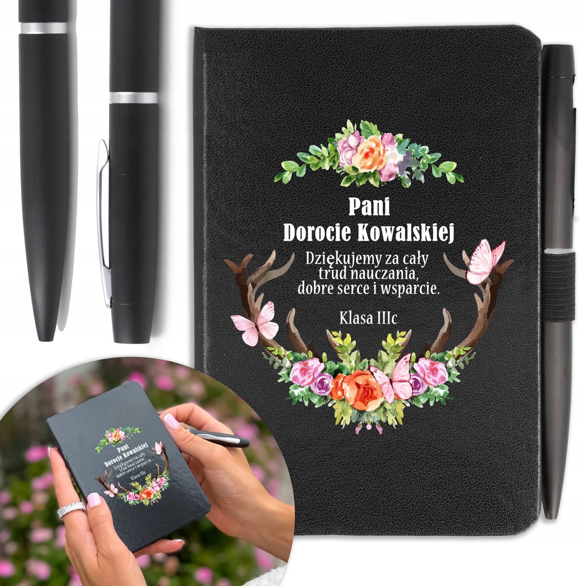 NOTES A6 + DŁUGOPIS Prezent na DZIEŃ NAUCZYCIELA