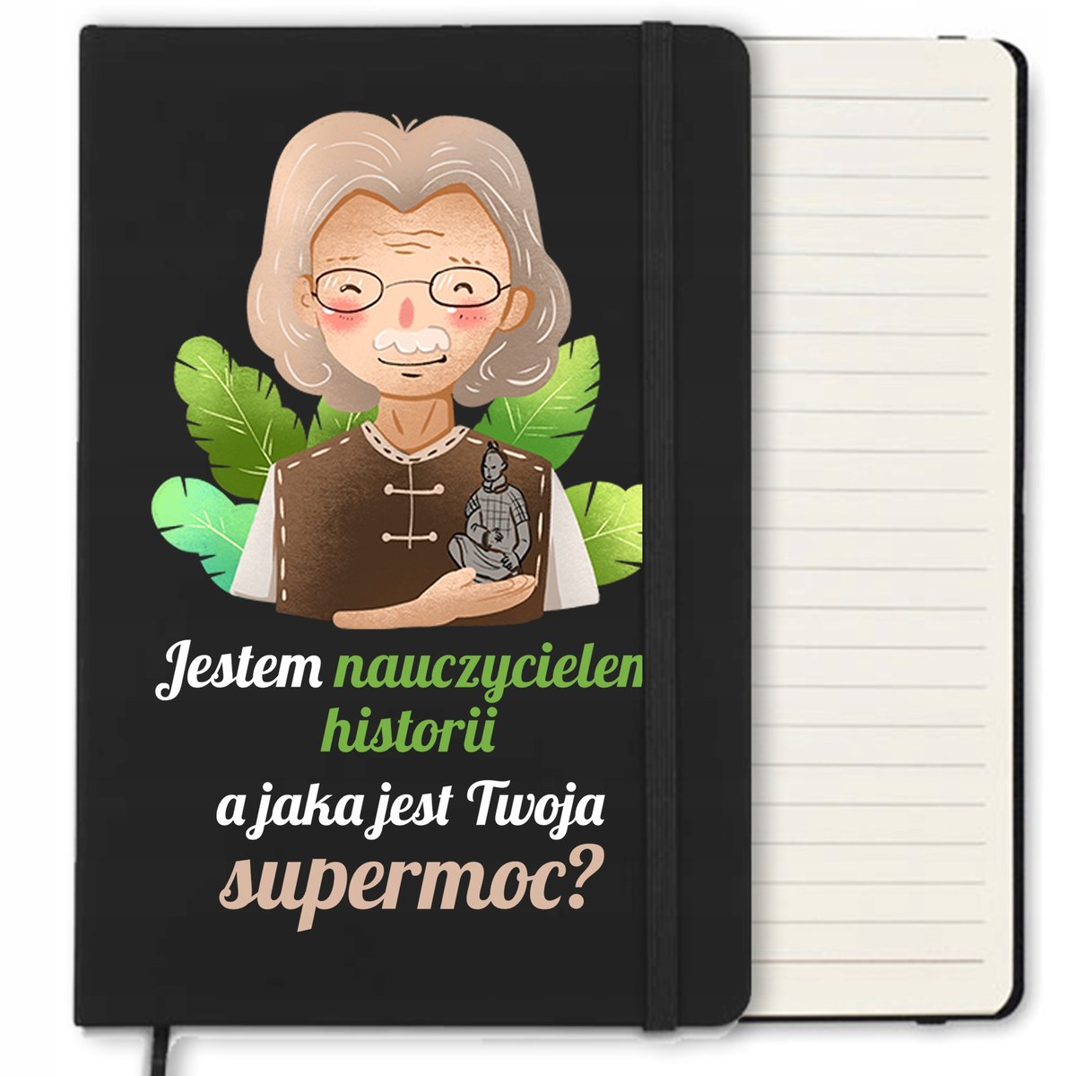 NOTES W LINIE 120 STR PREZENT DLA NAUCZYCIELA HISTORII DZIEŃ NAUCZYCIELA WZ