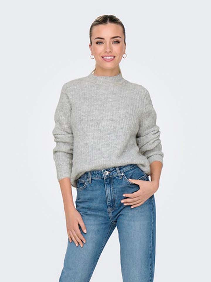 ONLY Sweter w kolorze szarym