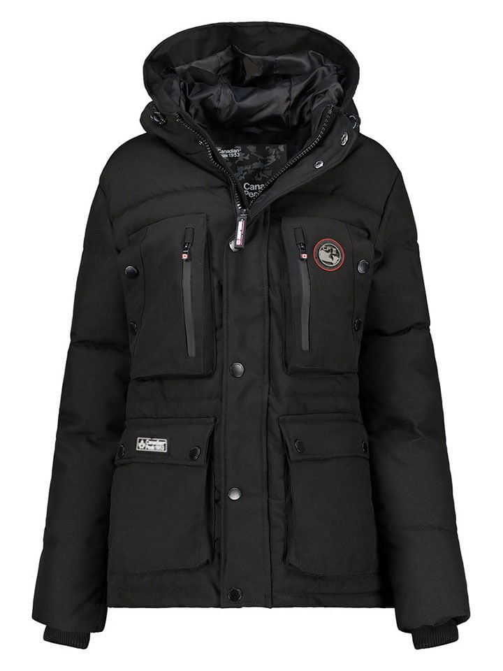 Canadian Peak Parka w kolorze czarnym
