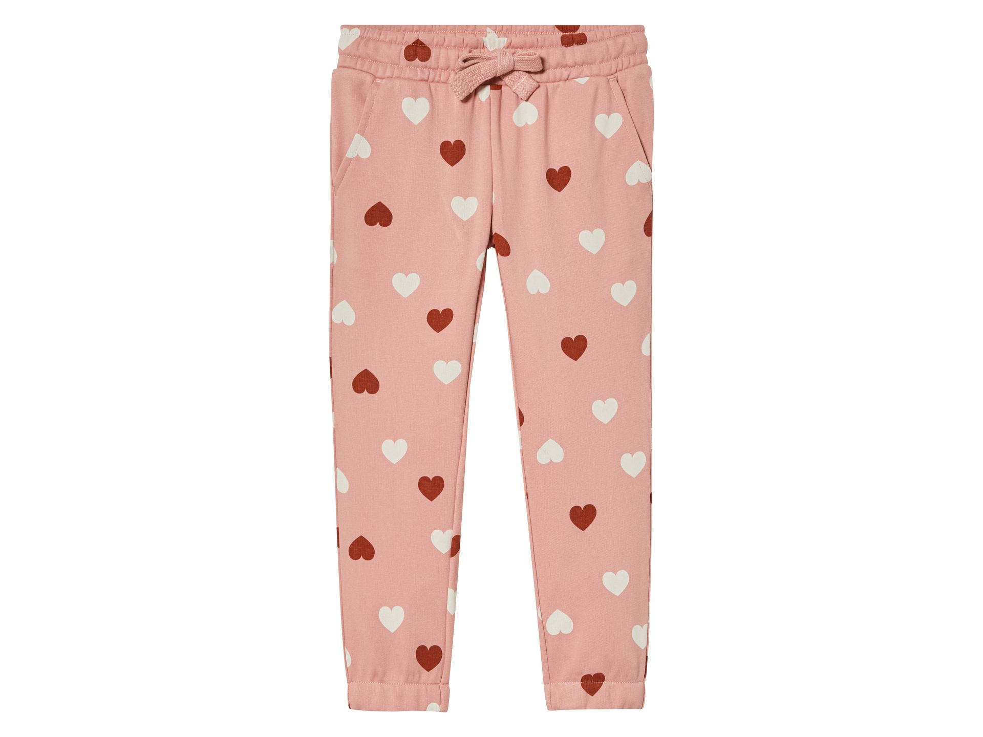 lupilu® Spodnie dresowe dziewczęce (122/128, różowy/kolorowy)