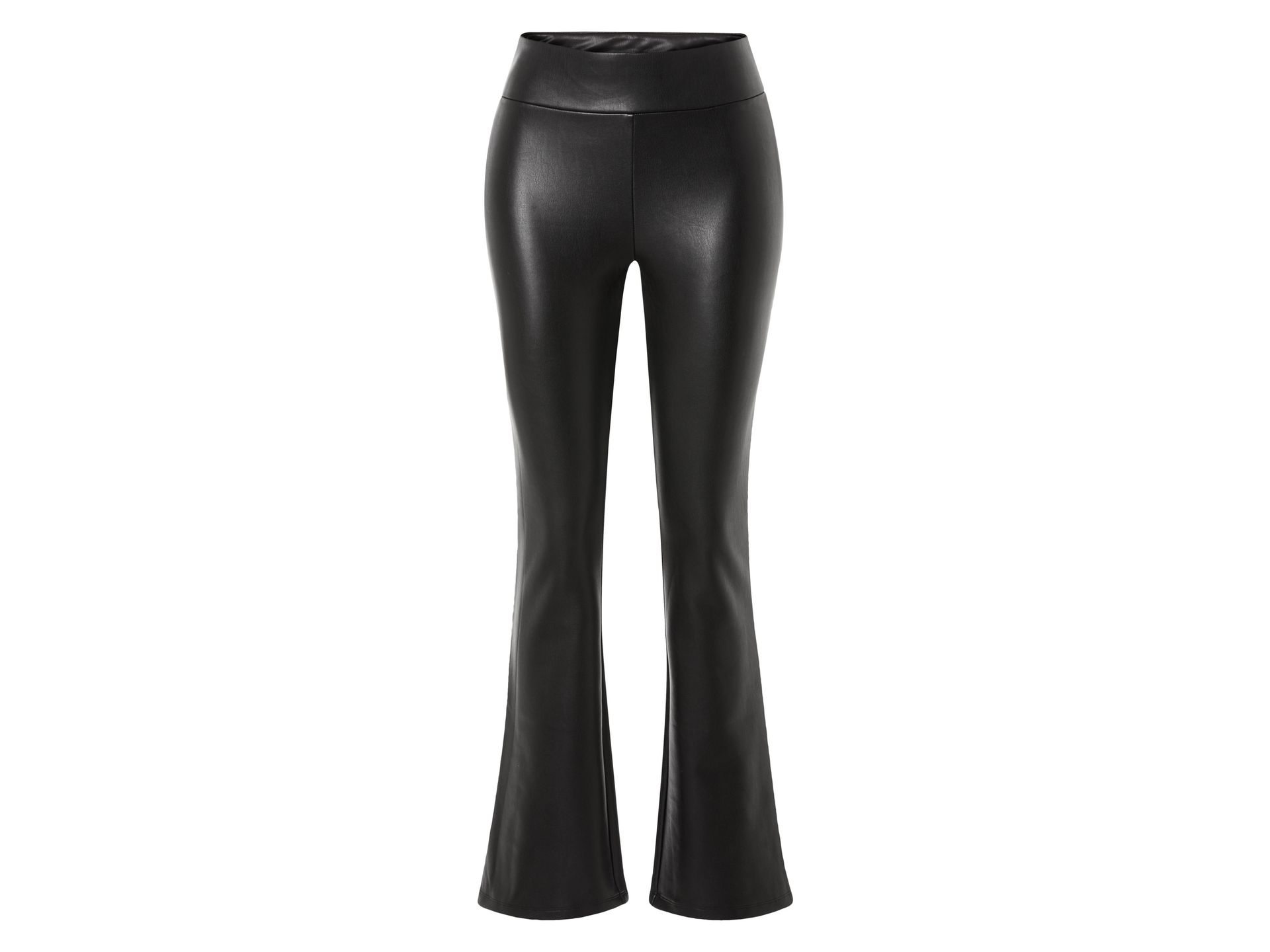 esmara® Legginsy/szerokie spodnie z imitacji skóry (Rozkloszowane spodnie, 38)