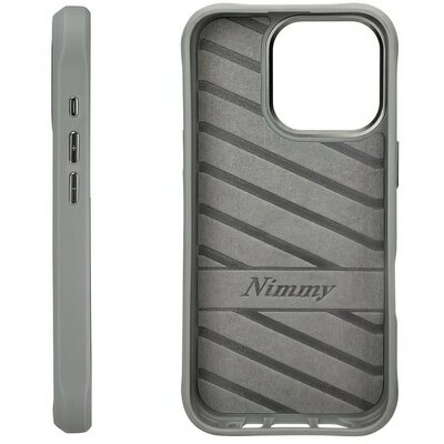Etui NIMMY Glasses Cool Dog do Apple iPhone 16 Pro Szary