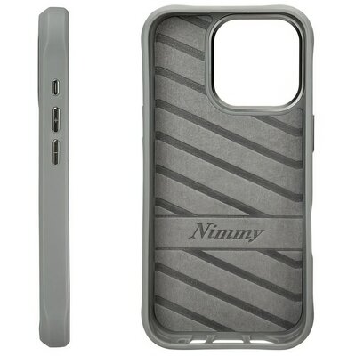 Etui NIMMY Glasses Cool Cat do Apple iPhone 16 Pro Szary