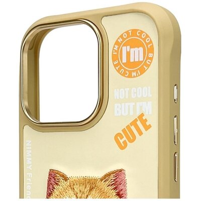 Etui NIMMY Cool&Cute 2.0 Cat do Apple iPhone 16 Pro Khaki