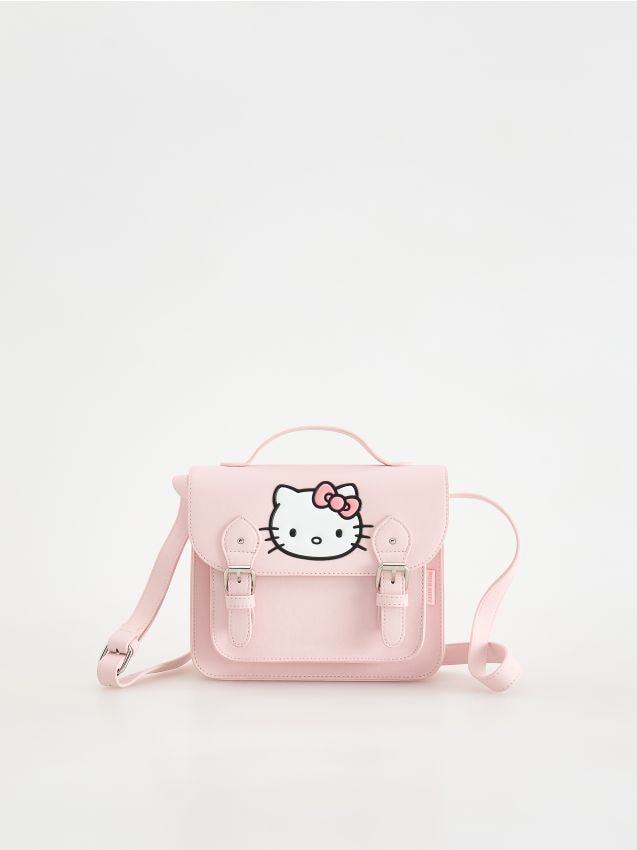 Reserved - Torebka listonoszka Hello Kitty - różowy