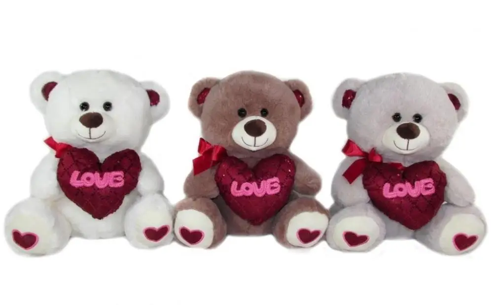 Miś z sercem 20cm MIX - Sun-Day