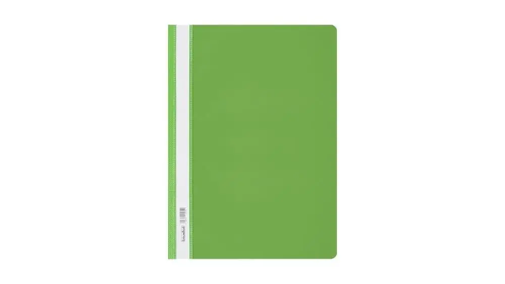 Skoroszyt twardy PVC jasnozielony (10szt) - Biurfol