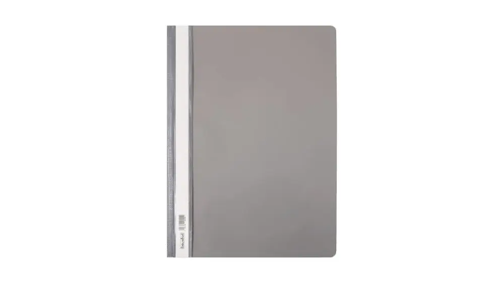 Skoroszyt twardy PVC szary (10szt) - Biurfol