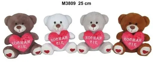 Miś z sercem 25cm MIX - Sun-Day