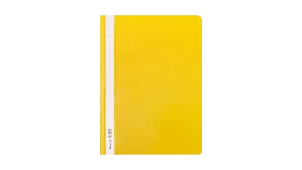 Skoroszyt twardy PVC żółty (10 szt) - Biurfol