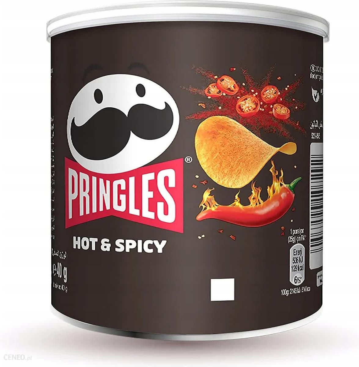Pringles Hot & Spicy Ostre Chipsy Chrupki Przekąska 40g