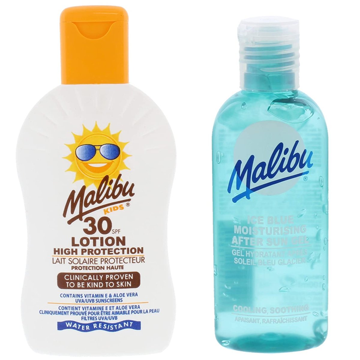 Malibu Balsam Dla Dzieci SPF30 200ml + Żel Po Opalaniu 100ml