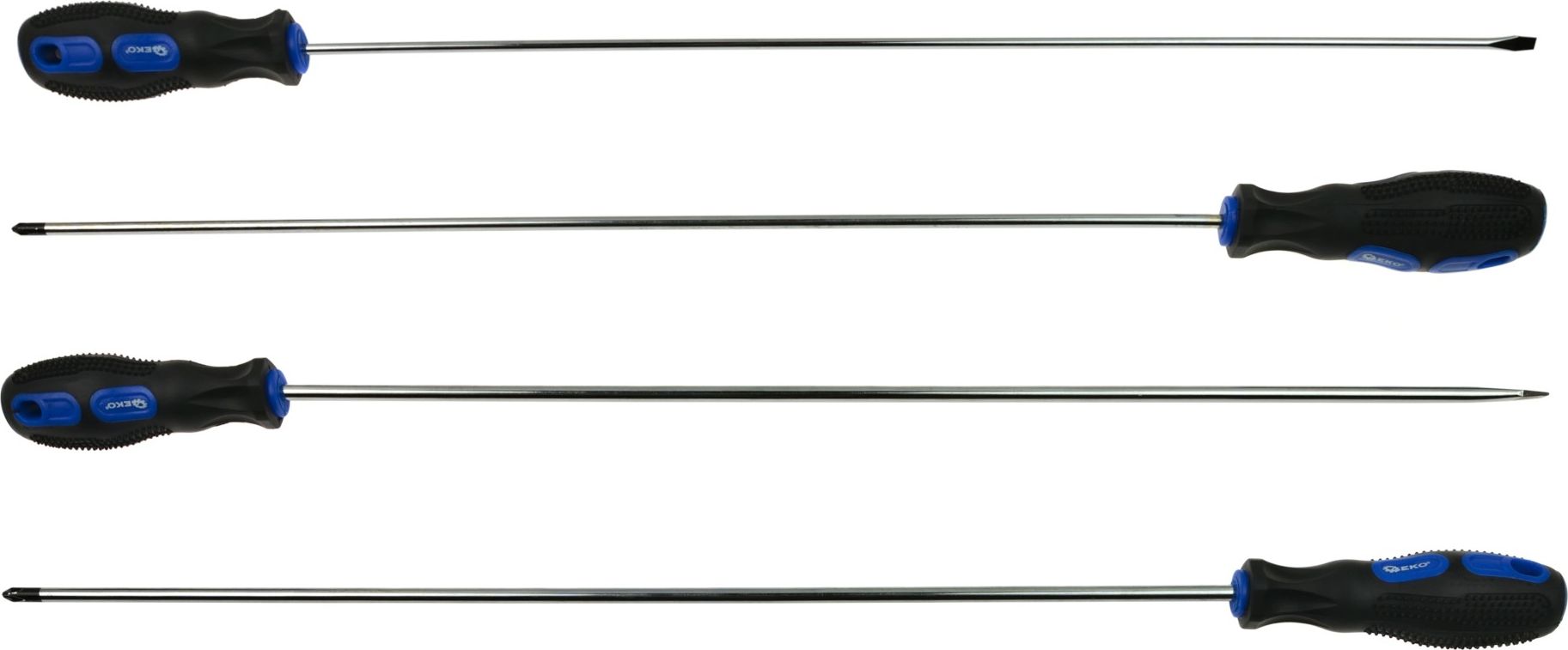 Geko Zestaw wkrętaków długich 450mm 4el. 20