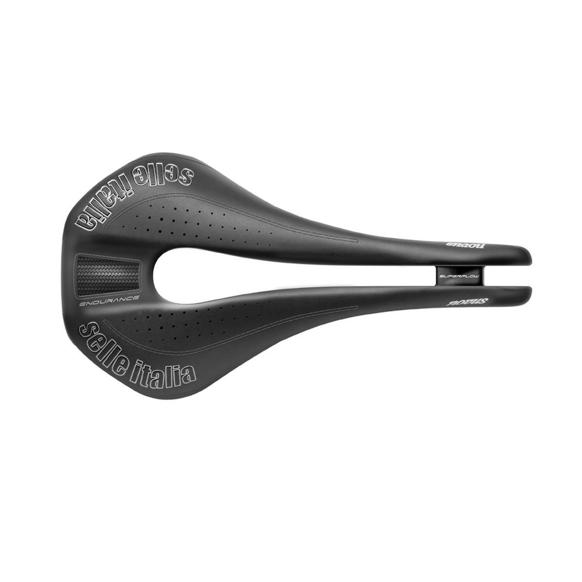 Selle Italia Siodełko Novus Super Flow Endurance L, unisex dla dorosłych, biały, 282 X 146 MM 20I080H903IKC001