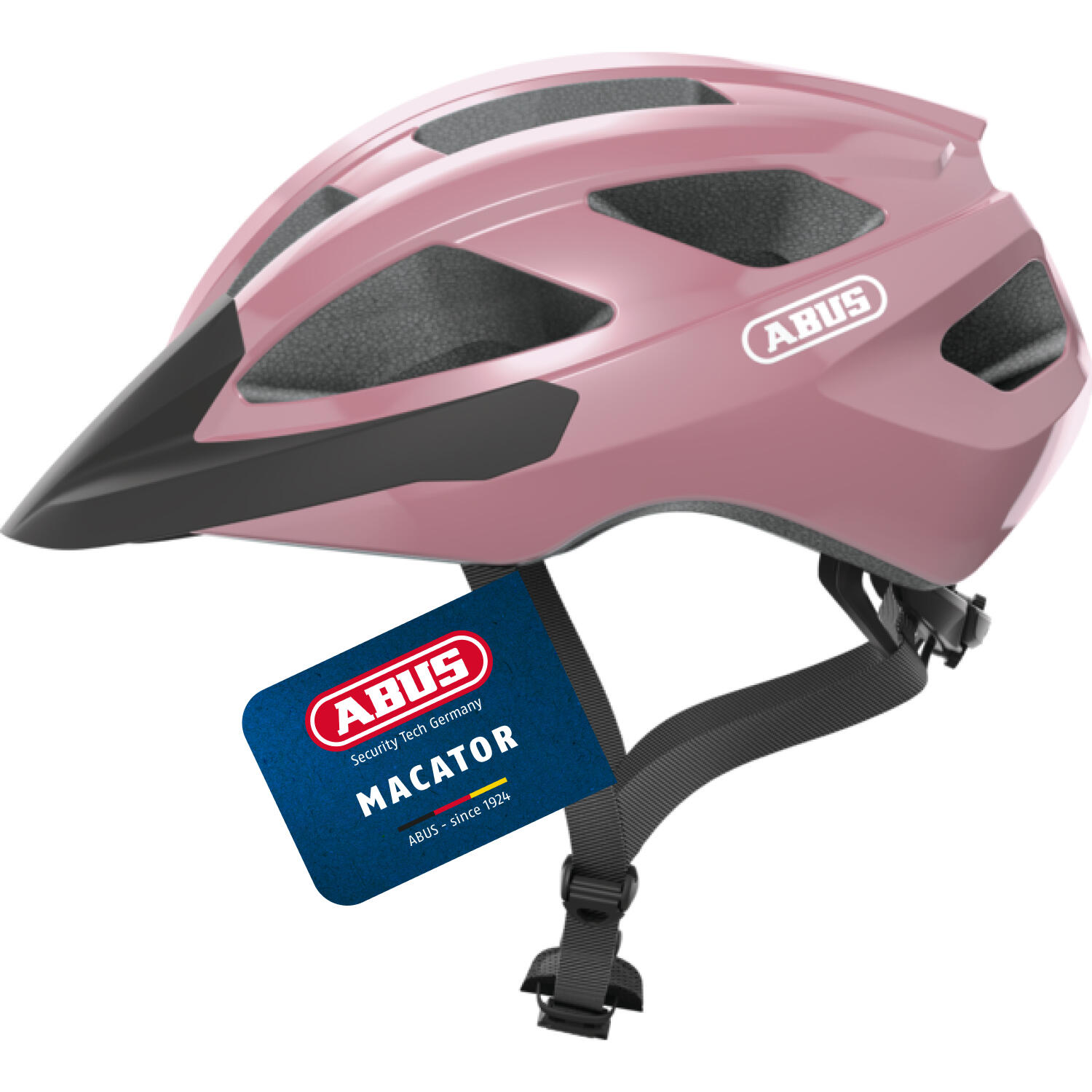 ABUS Macator Kask, różowy M | 52-58cm 2022 Kaski miejskie i trekkingowe
