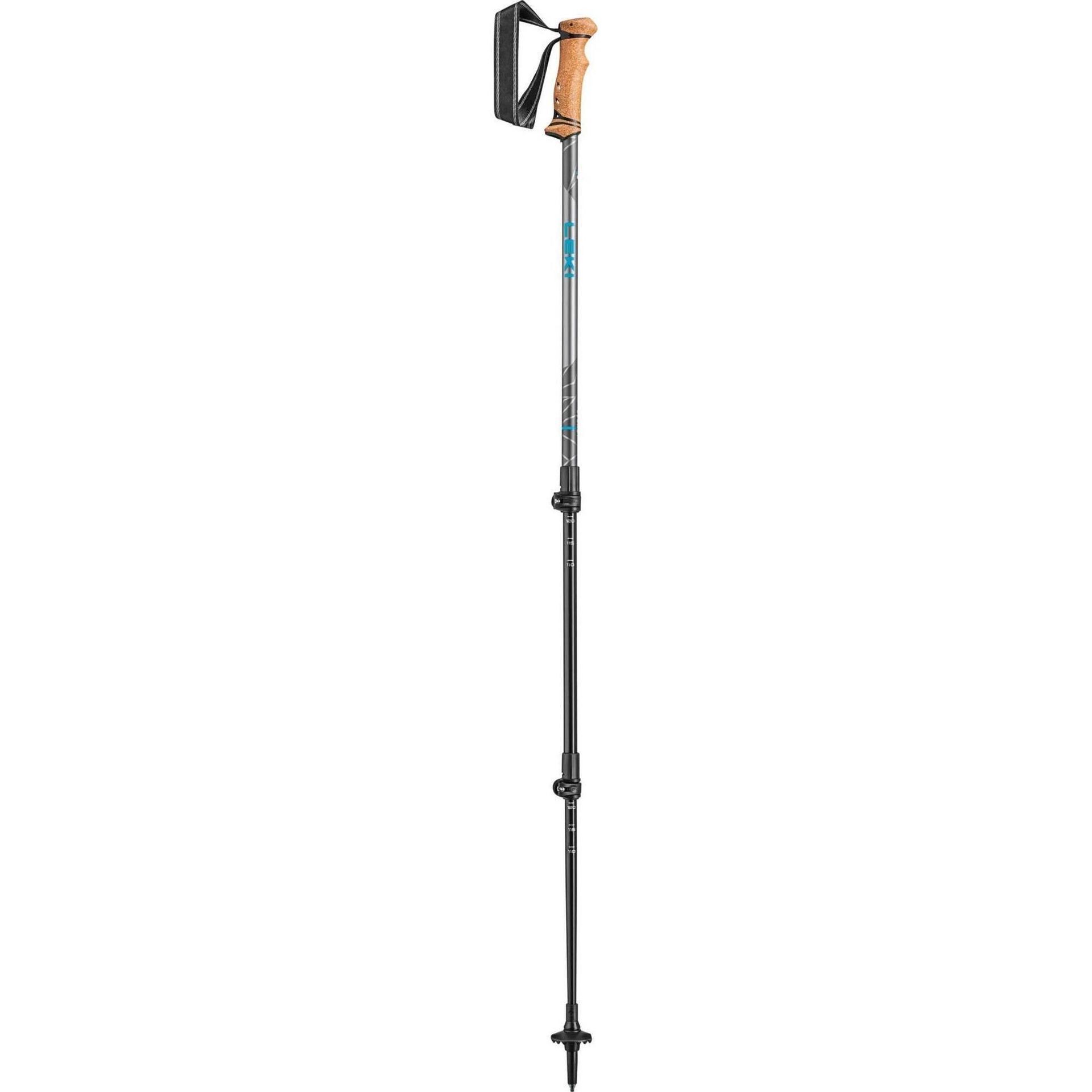 Kije trekkingowe LEKI Legacy gunmetal/petrol/dark anthracite