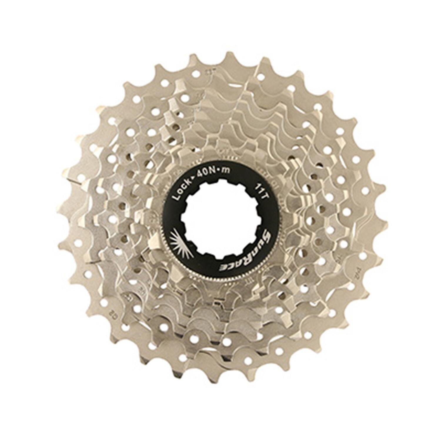 SunRace CSRS1 TAS Cassette 10-speed 11-28T, srebrny 11-28T 2022 Kasety 52.150-10128-5