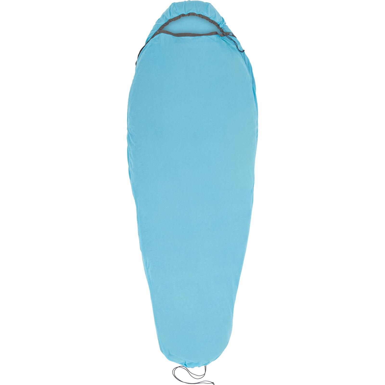 Wkładka do śpiwora Sea to Summit Breeze Sleeping Bag Liner Mummy compact blue atoll/beluga