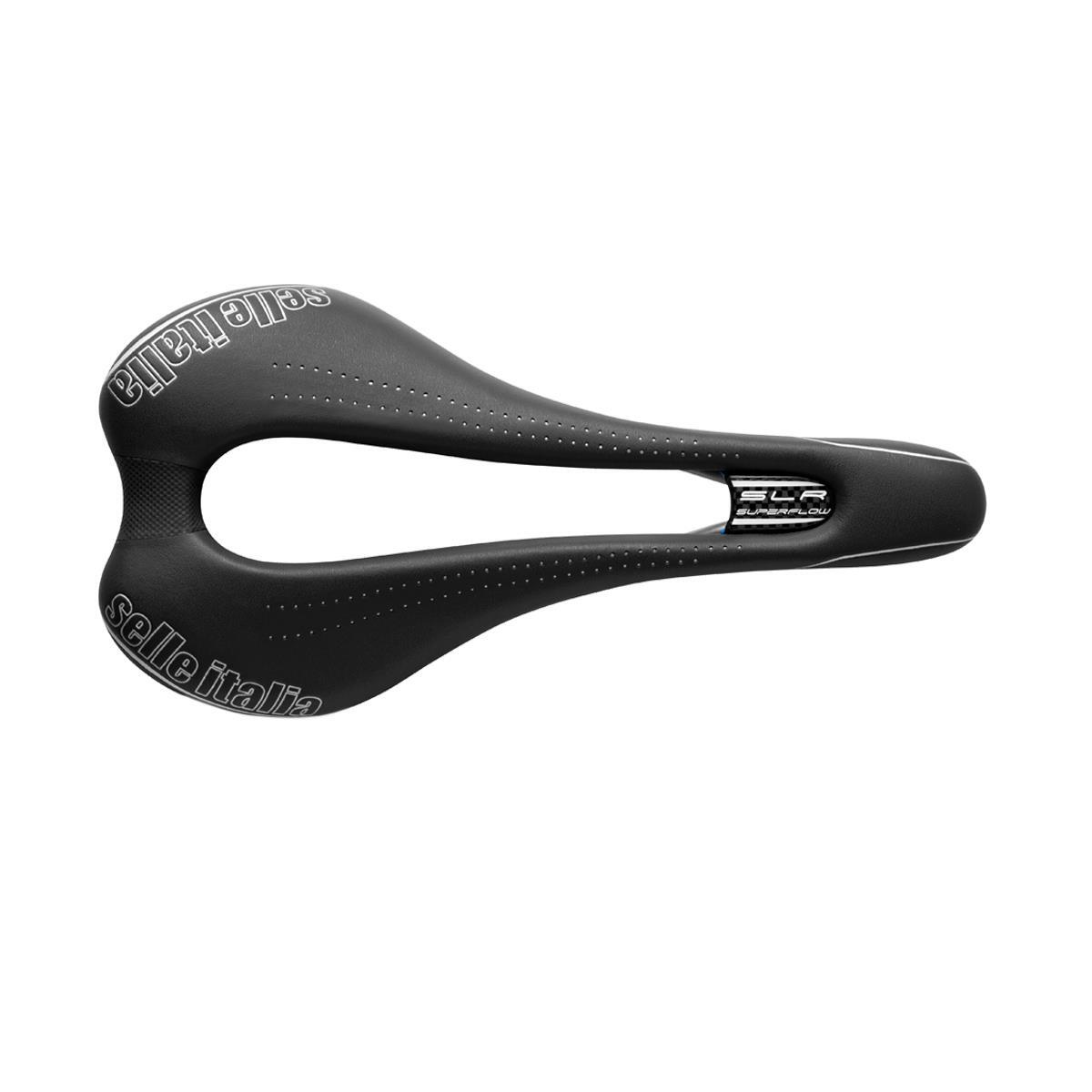 Selle Italia Slr Super Flow Męskie Siodełko Sportowe, Stelażem Tytanowym, Czarny (20I041A130JQA001)