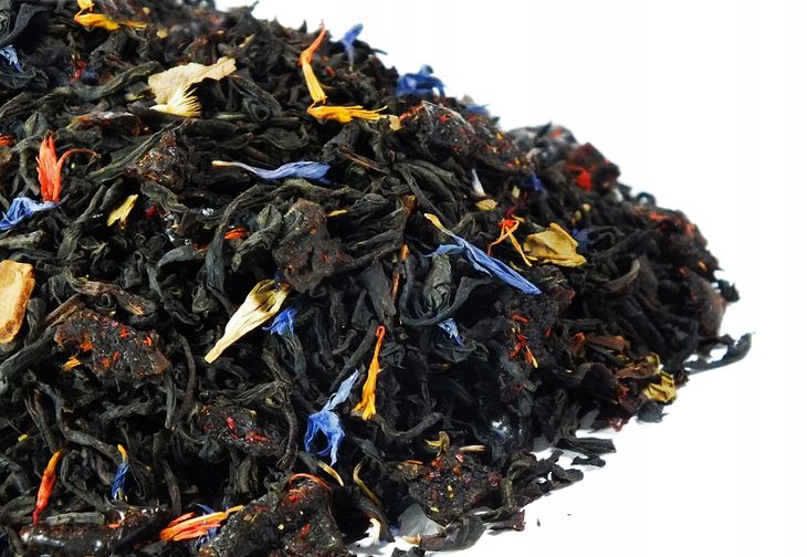 Śliwka w Cynamonie 50g herbata czarna aromat