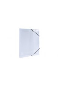 Teczka z gumką A4 PP pudło przezroczysta 2cm